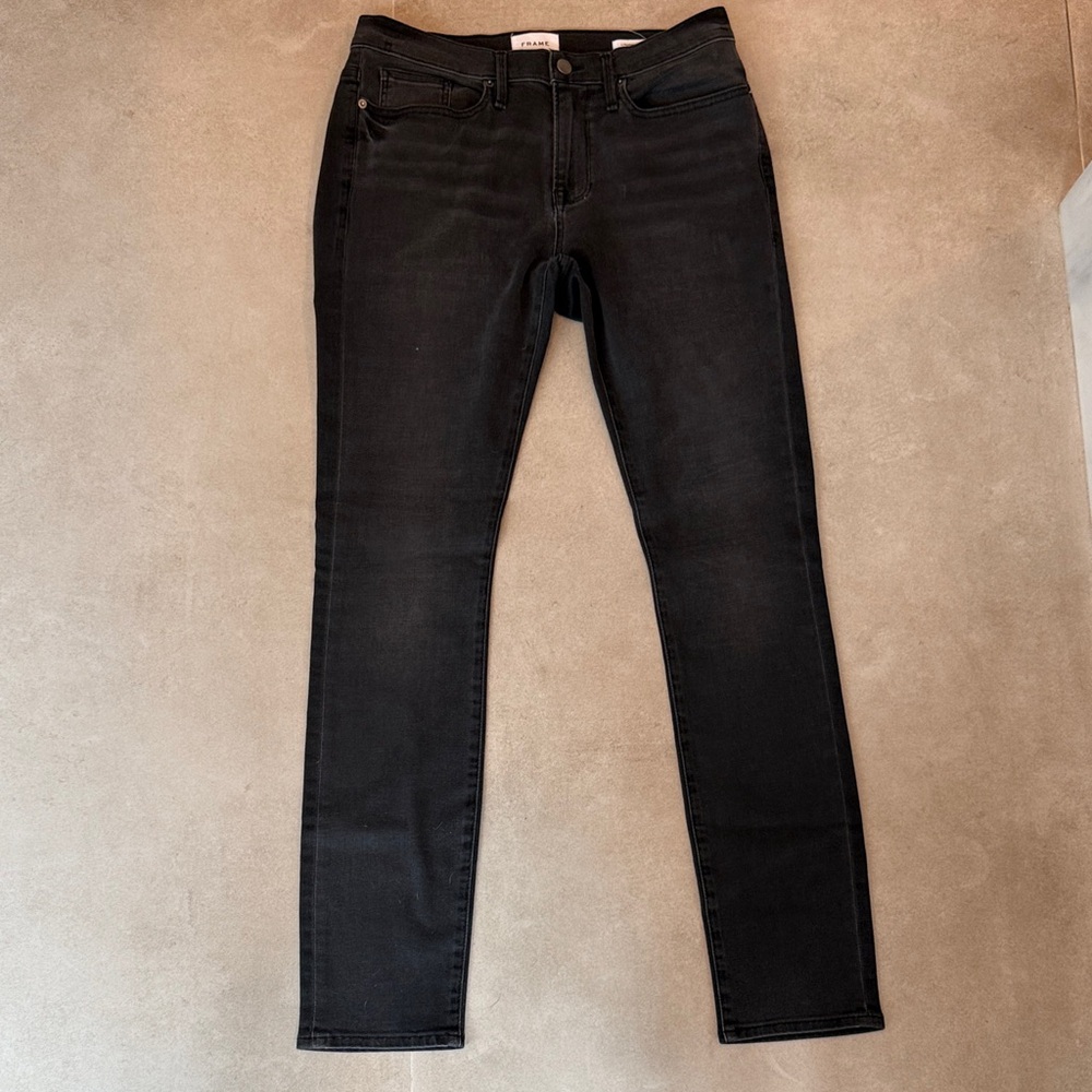 Frame Denim Men's Slim Jeans in Black
